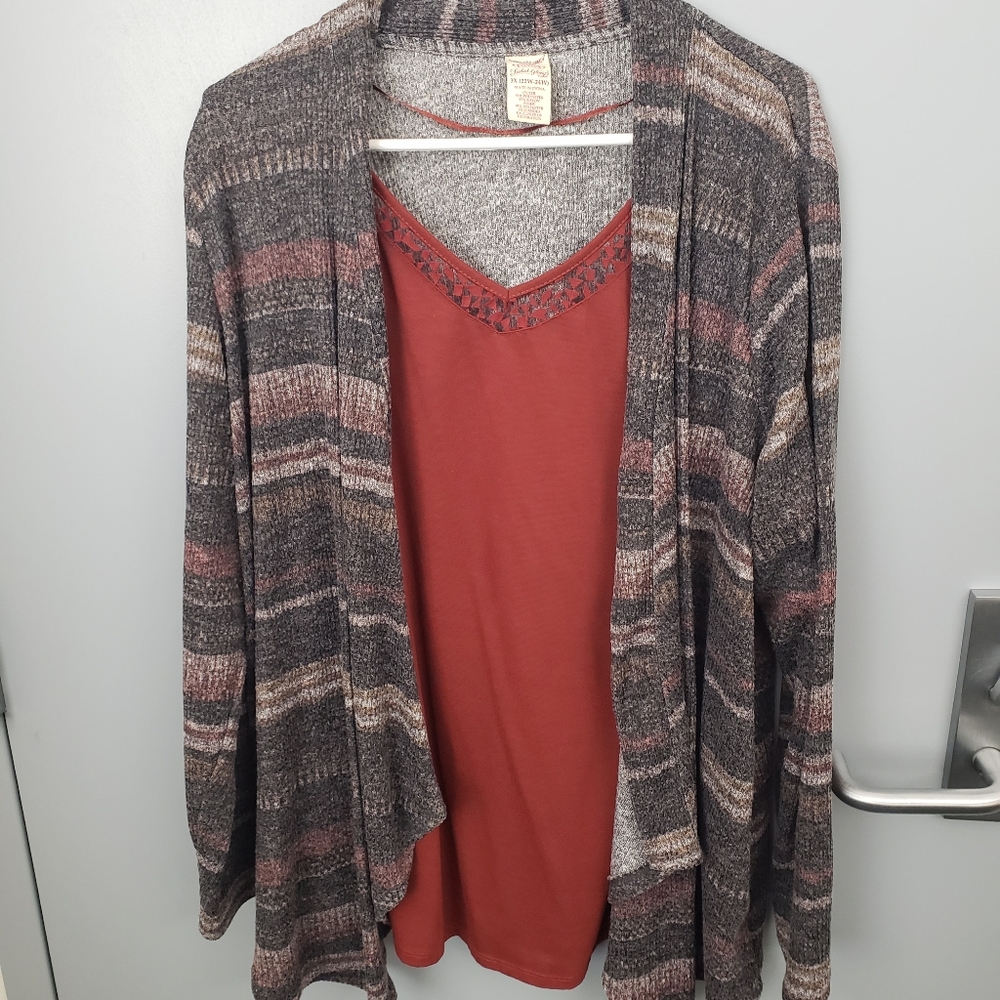 3X Plus size lightweight sweater